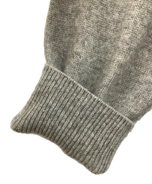 MHL（エムエイチエル）MHL (エムエイチエル) WASHABLE DRY WOOL KNITWEAR グレー サイズ:Lの古着・服飾アイテム
