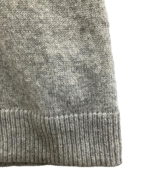 MHL（エムエイチエル）MHL (エムエイチエル) WASHABLE DRY WOOL KNITWEAR グレー サイズ:Lの古着・服飾アイテム