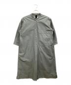 MHLエムエイチエル）の古着「ドライコットン ポプリン ワンピース」｜グレー