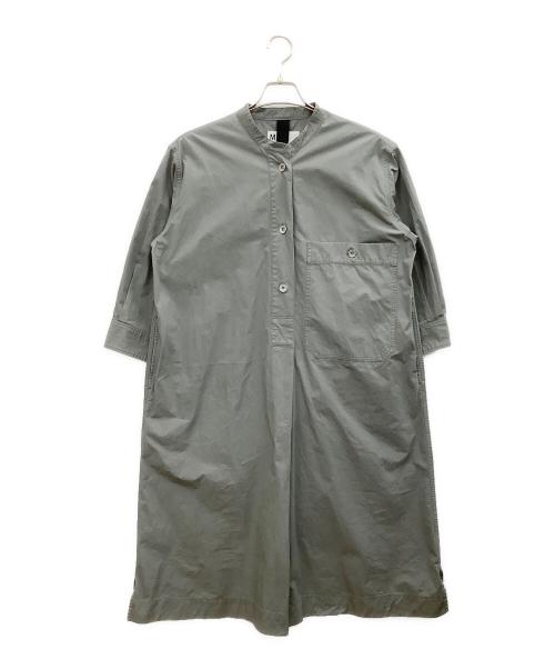 MHL（エムエイチエル）MHL (エムエイチエル) ドライコットン ポプリン ワンピース グレー サイズ:2の古着・服飾アイテム
