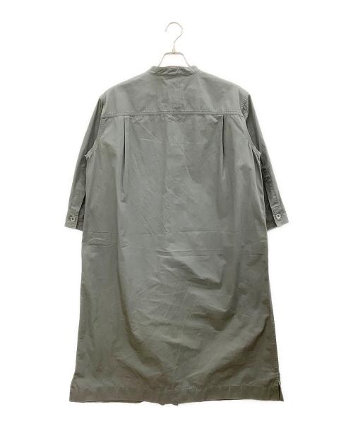 MHL（エムエイチエル）MHL (エムエイチエル) ドライコットン ポプリン ワンピース グレー サイズ:2の古着・服飾アイテム