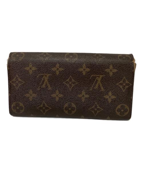 LOUIS VUITTON（ルイ ヴィトン）LOUIS VUITTON (ルイ ヴィトン) 長財布/ポルトフォイユ・サラ ブラウンの古着・服飾アイテム
