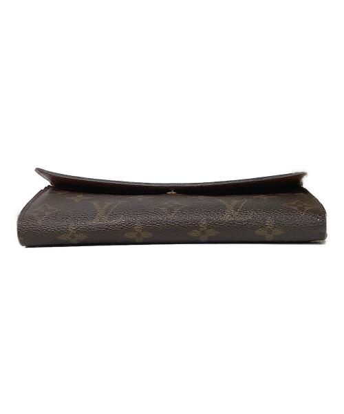 LOUIS VUITTON（ルイ ヴィトン）LOUIS VUITTON (ルイ ヴィトン) 長財布/ポルトフォイユ・サラ ブラウンの古着・服飾アイテム