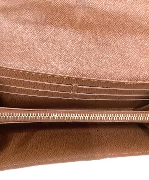 LOUIS VUITTON（ルイ ヴィトン）LOUIS VUITTON (ルイ ヴィトン) 長財布/ポルトフォイユ・サラ ブラウンの古着・服飾アイテム
