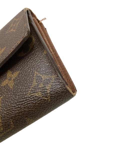 LOUIS VUITTON（ルイ ヴィトン）LOUIS VUITTON (ルイ ヴィトン) 長財布/ポルトフォイユ・サラ ブラウンの古着・服飾アイテム