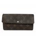 LOUIS VUITTON（ルイ ヴィトン）の古着「長財布/ポルトフォイユ・サラ」｜ブラウン