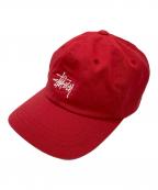 stussyステューシー）の古着「キャップ」｜レッド