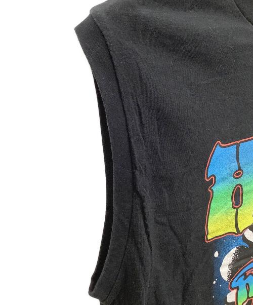 Hysteric Glamour（ヒステリックグラマー）Hysteric Glamour (ヒステリックグラマー) MAJOR WORLD TOUR ノースリーブTシャツ ブラック サイズ:Lの古着・服飾アイテム