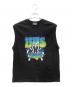 Hysteric Glamour（ヒステリックグラマー）の古着「MAJOR WORLD TOUR ノースリーブTシャツ」｜ブラック
