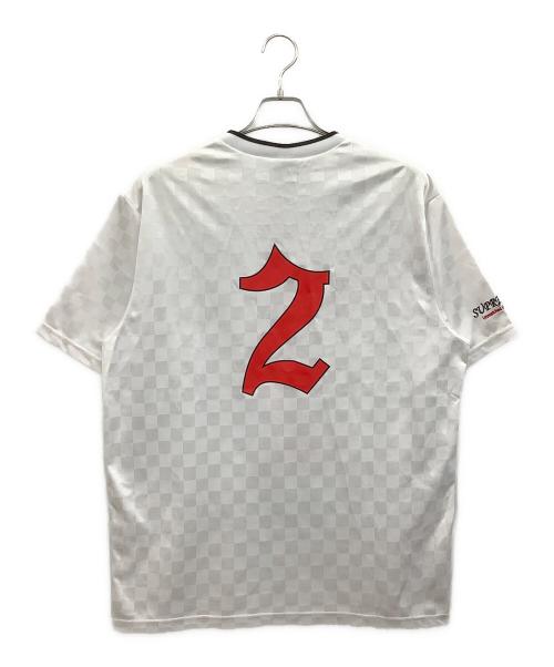 UMBRO（アンブロ）UMBRO (アンブロ) SUPREME (シュプリーム) 半袖カットソー ホワイト サイズ:Lの古着・服飾アイテム