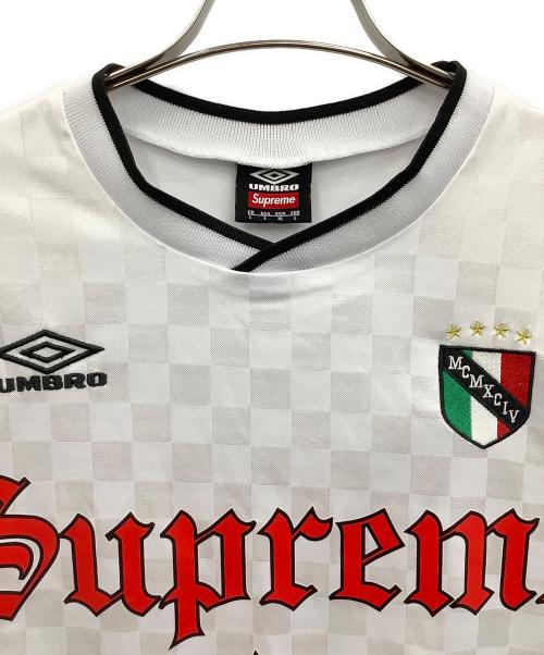 UMBRO（アンブロ）UMBRO (アンブロ) SUPREME (シュプリーム) 半袖カットソー ホワイト サイズ:Lの古着・服飾アイテム
