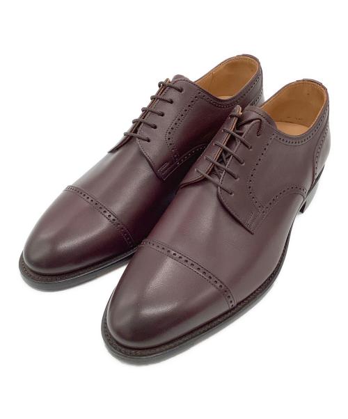 SCOTCH GRAIN（スコッチグレイン）SCOTCH GRAIN (スコッチグレイン) ストレートチップシューズ ブラウン サイズ:24 1/2 EEEの古着・服飾アイテム