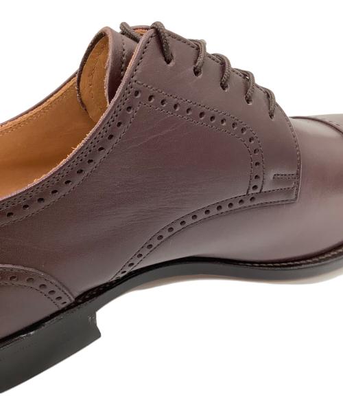 SCOTCH GRAIN（スコッチグレイン）SCOTCH GRAIN (スコッチグレイン) ストレートチップシューズ ブラウン サイズ:24 1/2 EEEの古着・服飾アイテム