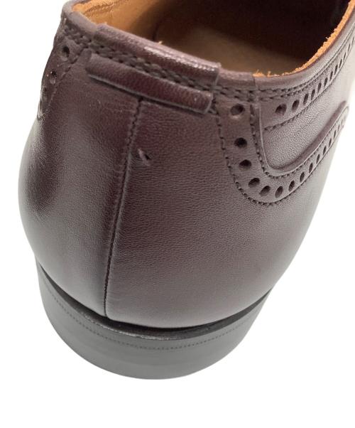 SCOTCH GRAIN（スコッチグレイン）SCOTCH GRAIN (スコッチグレイン) ストレートチップシューズ ブラウン サイズ:24 1/2 EEEの古着・服飾アイテム