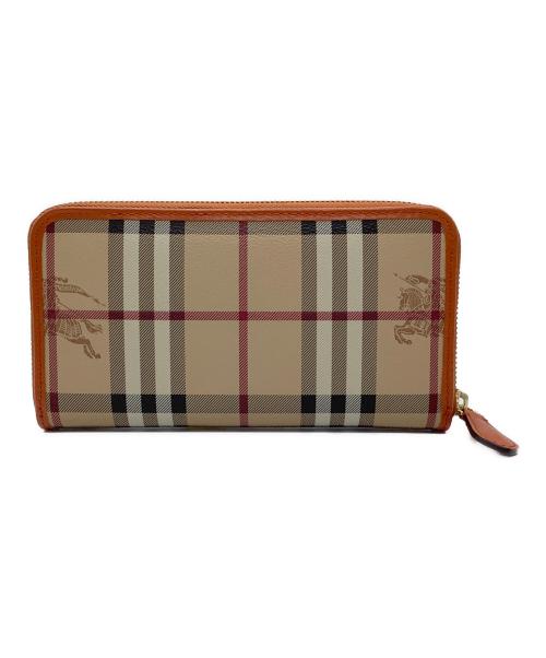 BURBERRY（バーバリー）BURBERRY (バーバリー) 長財布 ブラウン サイズ:-の古着・服飾アイテム