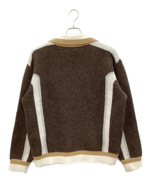 ATMOS（アトモス）ATMOS (アトモス) 厚手ニット ブラウン サイズ:Mの古着・服飾アイテム