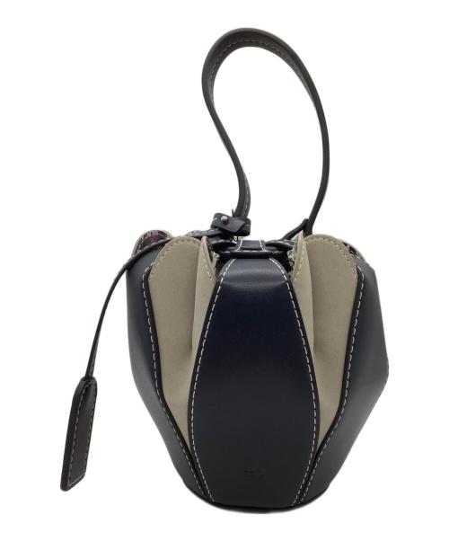 VASIC（ヴァジック）VASIC (ヴァジック) JANTJE ONTEMBAAR (ヤンチェ オンテンバール) ペタルバッグ ネイビー×ベージュ サイズ:−の古着・服飾アイテム