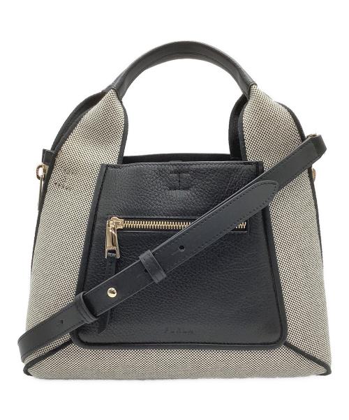 FURLA（フルラ）FURLA (フルラ) ハンドバッグ グレー×ブラック サイズ:−の古着・服飾アイテム
