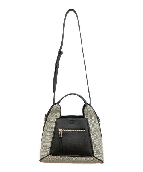 FURLA（フルラ）FURLA (フルラ) ハンドバッグ グレー×ブラック サイズ:−の古着・服飾アイテム