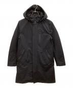 BLACK LABEL CRESTBRIDGEブラックレーベル クレストブリッジ）の古着「トラベラーモッズコート」｜ブラック