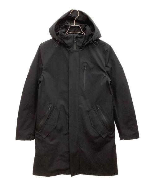 BLACK LABEL CRESTBRIDGE（ブラックレーベル クレストブリッジ）BLACK LABEL CRESTBRIDGE (ブラックレーベル クレストブリッジ) トラベラーモッズコート ブラック サイズ:Mの古着・服飾アイテム