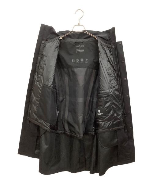 BLACK LABEL CRESTBRIDGE（ブラックレーベル クレストブリッジ）BLACK LABEL CRESTBRIDGE (ブラックレーベル クレストブリッジ) トラベラーモッズコート ブラック サイズ:Mの古着・服飾アイテム