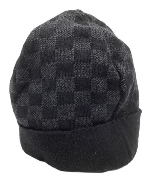 LOUIS VUITTON（ルイ ヴィトン）LOUIS VUITTON (ルイ ヴィトン) ビーニー/ボネ プティ ダミエ ブラック×グレー サイズ:−の古着・服飾アイテム