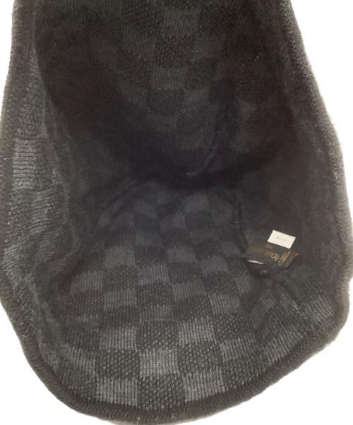 LOUIS VUITTON（ルイ ヴィトン）LOUIS VUITTON (ルイ ヴィトン) ビーニー/ボネ プティ ダミエ ブラック×グレー サイズ:−の古着・服飾アイテム