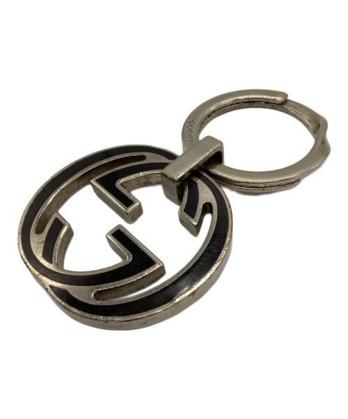 GUCCI（グッチ）GUCCI (グッチ) キーリング シルバー×ブラック サイズ:−の古着・服飾アイテム