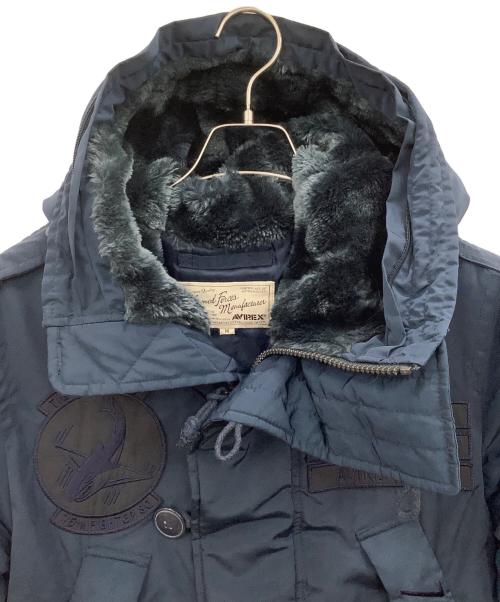AVIREX（アヴィレックス）AVIREX (アヴィレックス) タイガーシャークスN-3Bタイプコート ネイビー サイズ:Mの古着・服飾アイテム