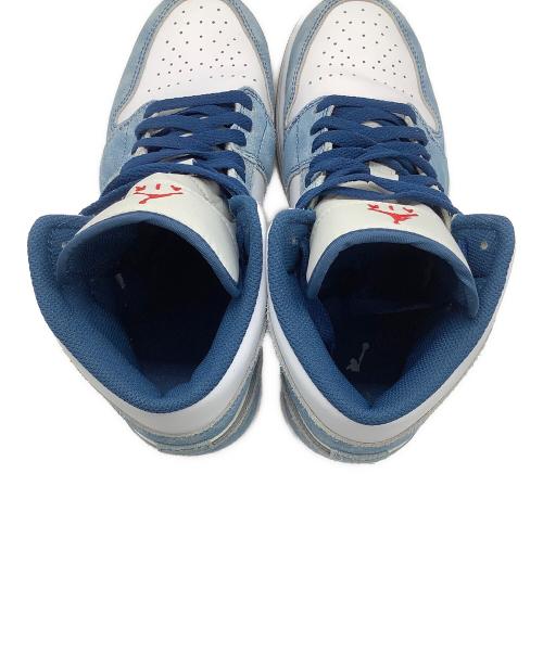 NIKE（ナイキ）NIKE (ナイキ) スニーカー ホワイト×ブルー サイズ:26の古着・服飾アイテム