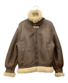 aviation（アビエーション）の古着「B-3ムートンフライトジャケット」｜ブラウン