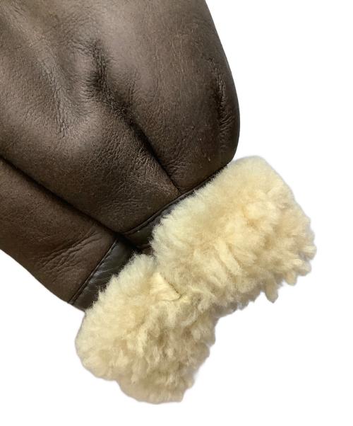 aviation（アビエーション）aviation (アビエーション) B-3ムートンフライトジャケット ブラウン サイズ:Mの古着・服飾アイテム