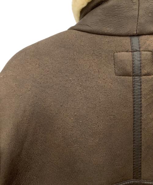 aviation（アビエーション）aviation (アビエーション) B-3ムートンフライトジャケット ブラウン サイズ:Mの古着・服飾アイテム