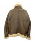 aviation (アビエーション) B-3ムートンフライトジャケット ブラウン サイズ:M：11000円