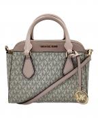 MICHAEL KORSマイケル・コース）の古着「ショルダーバッグ」｜ベージュ×ピンク