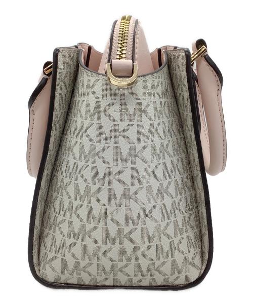 MICHAEL KORS（マイケル・コース）MICHAEL KORS (マイケル・コース) ショルダーバッグ ベージュ×ピンク サイズ:−の古着・服飾アイテム