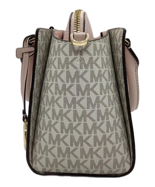 MICHAEL KORS（マイケル・コース）MICHAEL KORS (マイケル・コース) ショルダーバッグ ベージュ×ピンク サイズ:−の古着・服飾アイテム