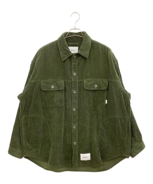WTAPS（ダブルタップス）WTAPS (ダブルタップス) コーデュロイジャケット グリーン サイズ:03の古着・服飾アイテム