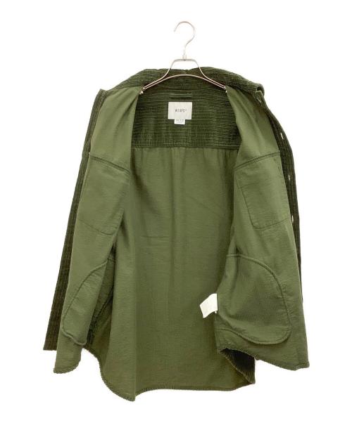 WTAPS（ダブルタップス）WTAPS (ダブルタップス) コーデュロイジャケット グリーン サイズ:03の古着・服飾アイテム