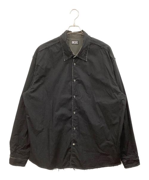 DIESEL（ディーゼル）DIESEL (ディーゼル) 長袖シャツ　S-WEEZER ブラック サイズ:XXLの古着・服飾アイテム
