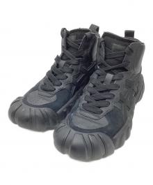 Onitsuka Tiger（オニツカタイガー）の古着「ハイカットスニーカー」｜ブラック