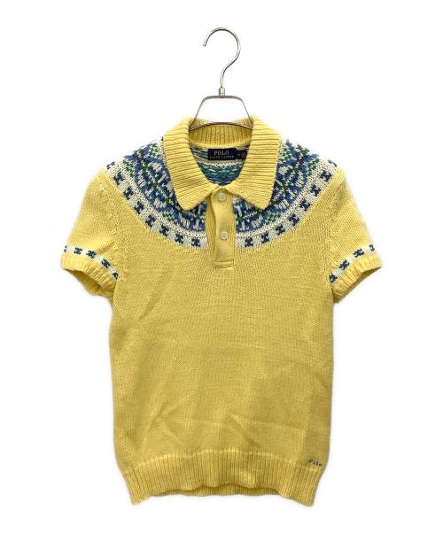 RALPH LAUREN（ラルフローレン）RALPH LAUREN (ラルフローレン) 半袖ポロシャツ イエロー サイズ:Mの古着・服飾アイテム