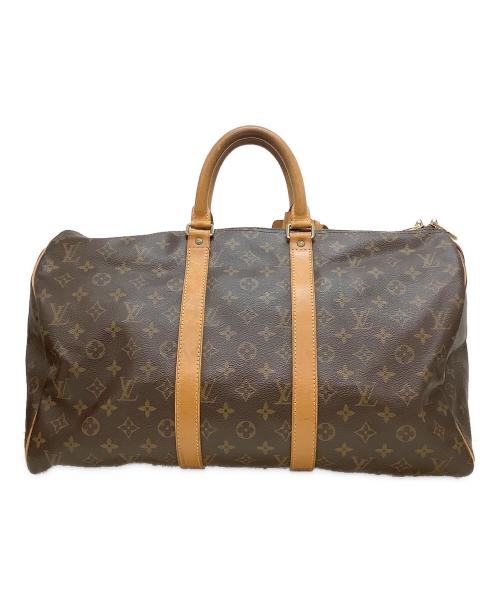 LOUIS VUITTON（ルイ ヴィトン）LOUIS VUITTON (ルイ ヴィトン) トラベルバッグ/キーポル45 ブラウン サイズ:45の古着・服飾アイテム