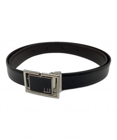 中古・古着通販】dunhill (ダンヒル) レザーベルト ブラック サイズ:42