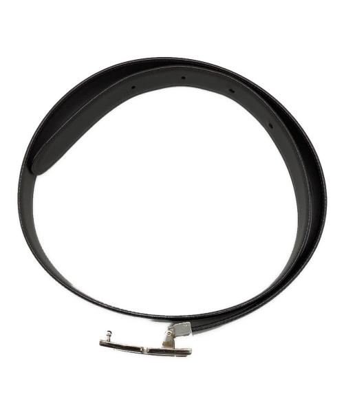 dunhill（ダンヒル）dunhill (ダンヒル) レザーベルト ブラック サイズ:42/107の古着・服飾アイテム