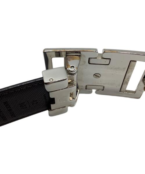 dunhill（ダンヒル）dunhill (ダンヒル) レザーベルト ブラック サイズ:42/107の古着・服飾アイテム