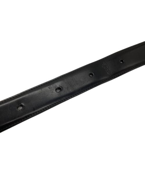 dunhill（ダンヒル）dunhill (ダンヒル) レザーベルト ブラック サイズ:42/107の古着・服飾アイテム