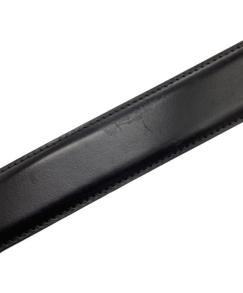dunhill（ダンヒル）dunhill (ダンヒル) レザーベルト ブラック サイズ:42/107の古着・服飾アイテム