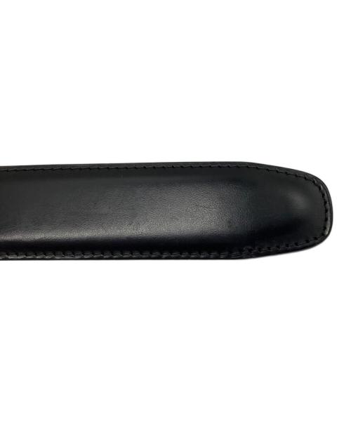 dunhill（ダンヒル）dunhill (ダンヒル) レザーベルト ブラック サイズ:42/107の古着・服飾アイテム